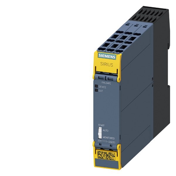 SIRIUS Sicherheitsschaltgerät Grundgerät Standard Reihe Relais-Freigabekreise – 3SK11112AB30