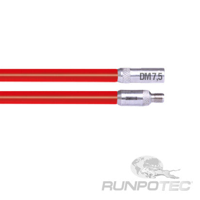 Kabel Schubstangen RunpoStick rot/hart 2 x 1m – 10045