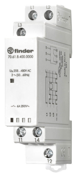 Netzüberwachung, 3-Phasen 208 - 480VAC, 1 W 6A – 70.61.8.400.0000