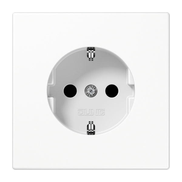 SCHUKOSteckdose, 16 A 250V ~, Duroplast, Serie LS, alpinweiss – LS1520WW