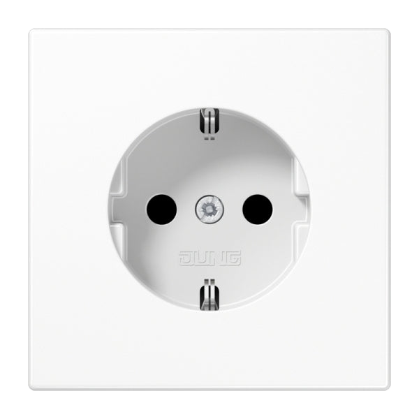 SCHUKOSteckdose, 16A 250V ~, SAFETY+, Duroplast, Serie LS, alpinweiss – LS1520KIWW