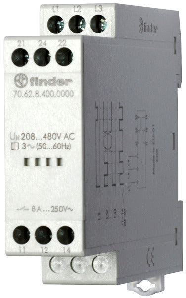 Netzüberwachung, 3-Phasen 208 - 480VAC, 2 W 8A – 70.62.8.400.0000
