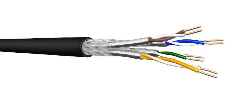 Erd-Datenkabel Kat.7 S/FTP 4x2xAWG23/1 LSHF 100m Ring 100 m