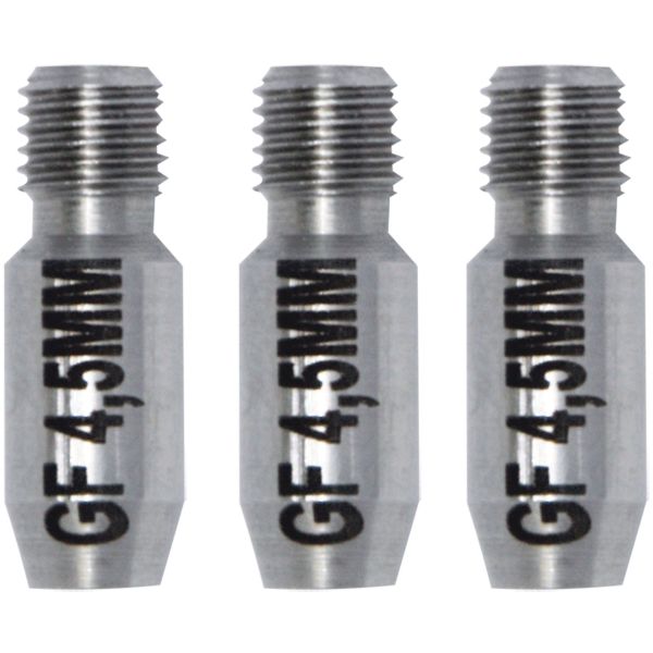 Endhülsen-Set Ø 4,5mm Runpotec Gewinde RG6, Edelstahl (VPE = – 20322