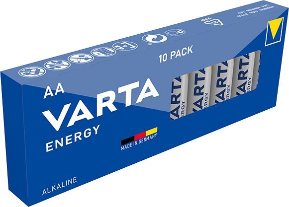 Batterie Energy Alkaline AA Mignon LR6 1.5V VALUE PACK=10Stk – 4106229410