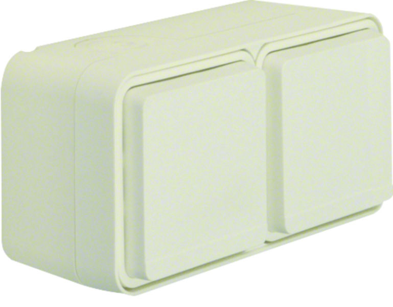 W.1 SSD 2fach waagrecht polarweiß matt – 47843512
