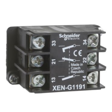 Hilfsschalter ohne Sprungfunktion, 1Ö+2S, Fronteinbau – XENG1491