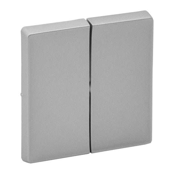 Valena Life Wippe Serien- und Doppelwechselschalter Farbe: Aluminium – 755022