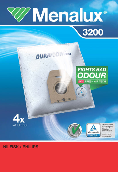 Staubsäcke für Nilfisk, Philips, Mio Star (4Stk.) – 900196149