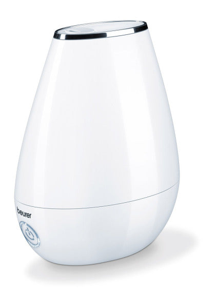 Luftbefeuchter b.20m² 20W 2L Ultraschall Aromaöle weiß