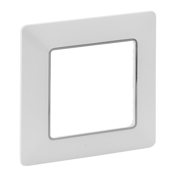Valena Life 1-fach Rahmen Farbe: Ultraweiß/Chrom – 754031