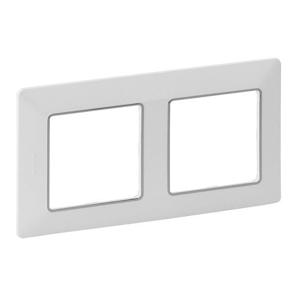 Valena Life 2-fach Rahmen Farbe: Ultraweiß/Chrom – 754032