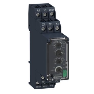 Multifunktionszeitrelais, 0,05 s-300 h, 24-240VAC/DC, 2 W – RE22R2MYMR