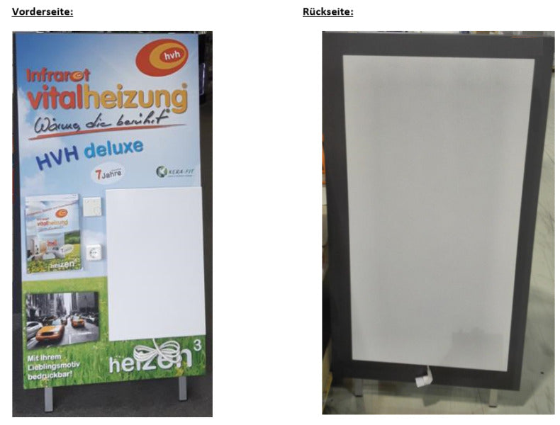 Aluständer bestückt HVH 600 Victory HVH 145 Exclusive Thermostat – 240101