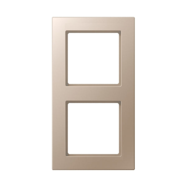 Rahmen 2fach, senkrechte und waagerechte Montage, ACREATION, champagner – AC582CH