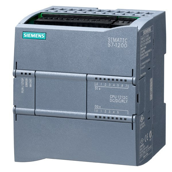SIMATIC S7-1200 CPU 1212C DC/DC/Relais 8DI/6DO/2AI – 6ES72121HE400XB0