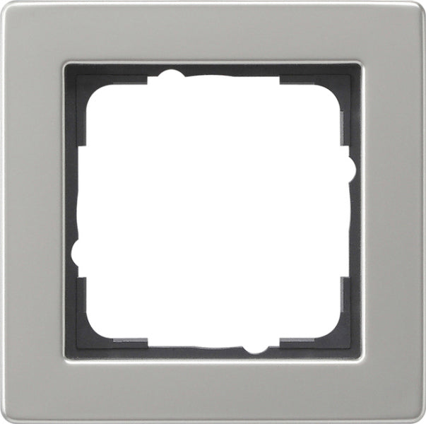 GIRA Rahmen 1fach E2 Edelstahl   – 021133