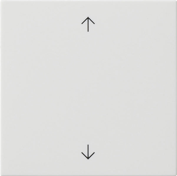 GIRA S3000 Bedienaufsatz Jalousie System 55 reinweiß glaenzend   – 536103