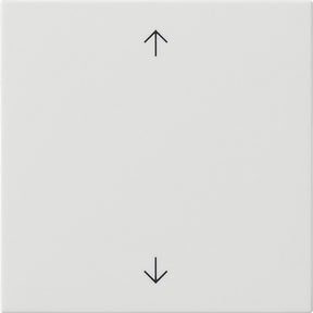 GIRA S3000 Bedienaufsatz Jalousie System 55 reinweiß glaenzend   – 536103