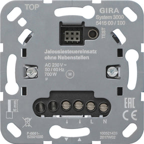 GIRA S3000 Jal.steuereins. o.Nebenst.eing. Ei nsatz   – 541500