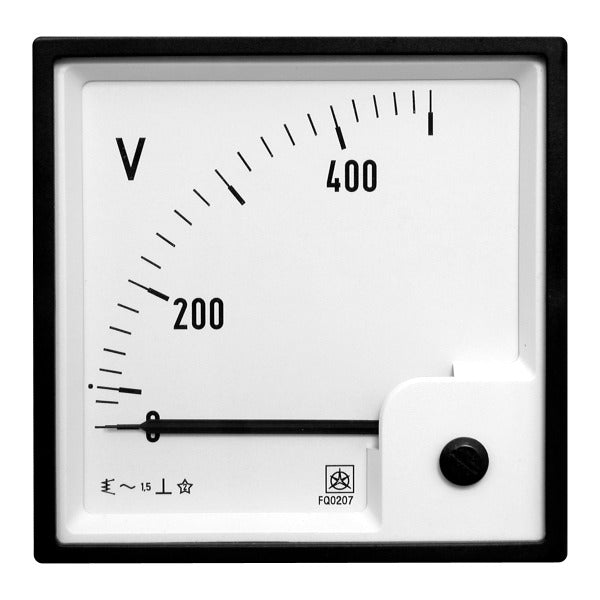 Voltmeter 96x96mm, dreheisen, 0-500V – E03K60