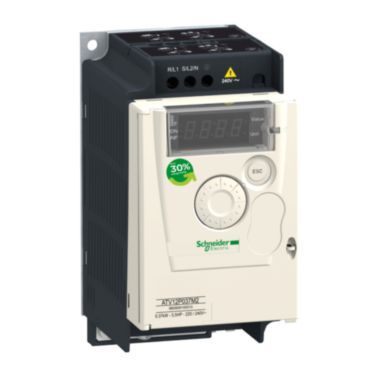 MS! 1ph 200V 0,37kW Grundplatte TB – ATV12P037M2