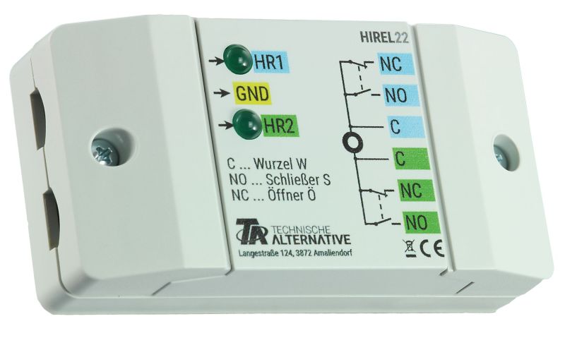 Relaismodul potentialfrei mit Gehäuse – 01/HIREL22