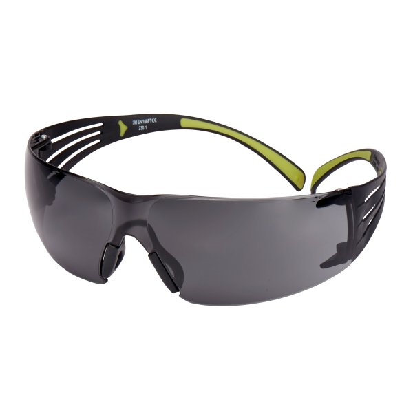 SecureFit™ 400 Schutzbrille, sw/gn Bügel, Antikratz/Fog, Scheibe grau – 7100078987
