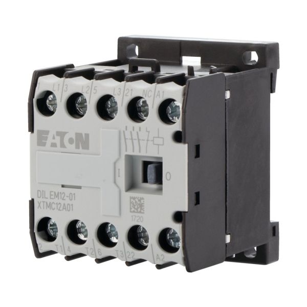 Leistungsschütz, 24 V DC, 3-polig, 380 V 400 V, 5,5 kW, Kontaktbestückung Ö = Öffner= 1 Ö, Schraubklemmen, Gleichstrombetätigung – 127137