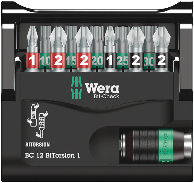 Bit-Sortiment, Bit-Check 12 BiTorsion 1, 12-teilig – 05057420001