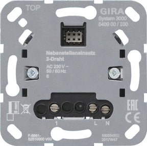 GIRA S3000 Nebenst.eins. 3-Draht Einsatz   – 540900
