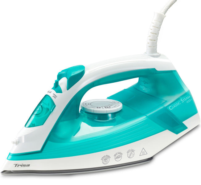 Bügeleisen 2000W 220ml Keramik-Sohle türkis-weiss – 79552112
