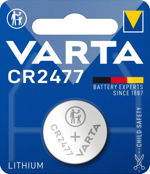 Knopfzelle Electronics Lithium CR2477 3V 1Bli=1Stk – 6477101401