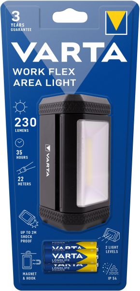 Work Flex Area Light COB-LED LW:230lm 22m 3xAA schwarz – 17648101421