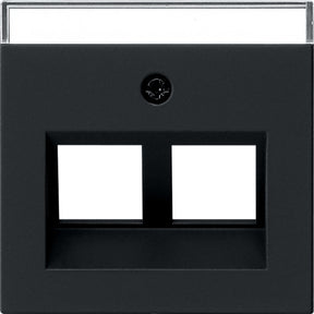 GIRA Abd. 30° + BSF f. Tragring MJ 2f System 55 Schwarz m   – 2640005