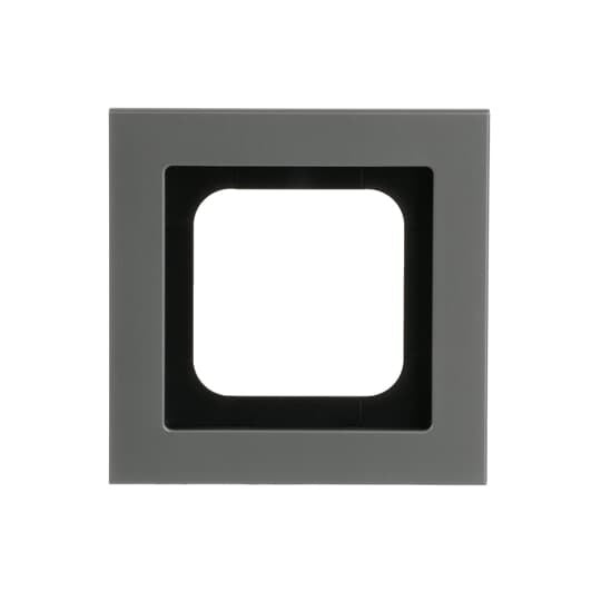 Abdeckrahmen 1-fach platin - Busch-axcentpur – 2CKA001754A4683
