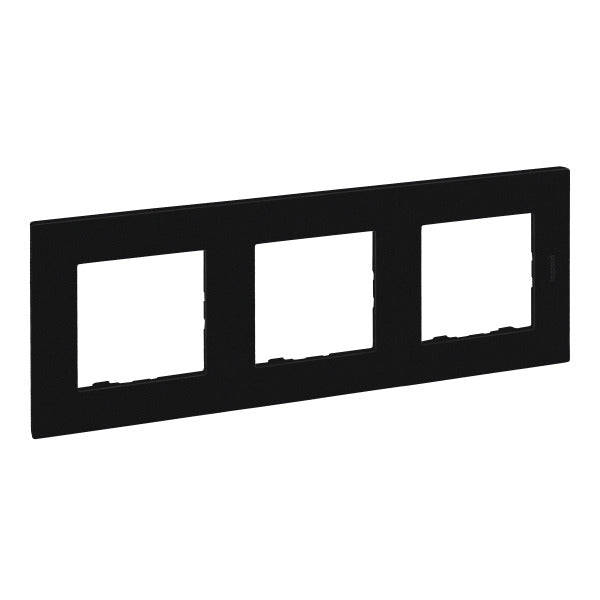 LEGRAND Niloe Step 3-fach Rahmen schwarz   – 864573