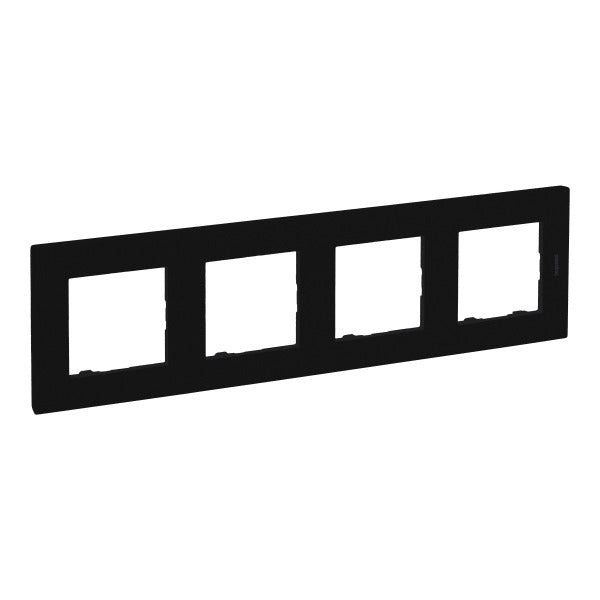 Niloe Step 4-fach Rahmen Farbe: Schwarz – 864574