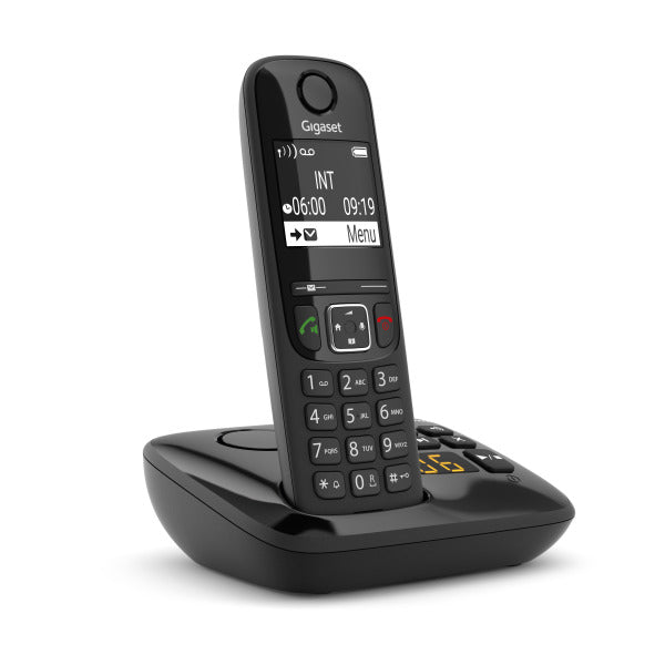 Schnurlostelefon 180h St.by ECO DECT/GAP Frsp. AB Clip sw – S30852-H2836-C101