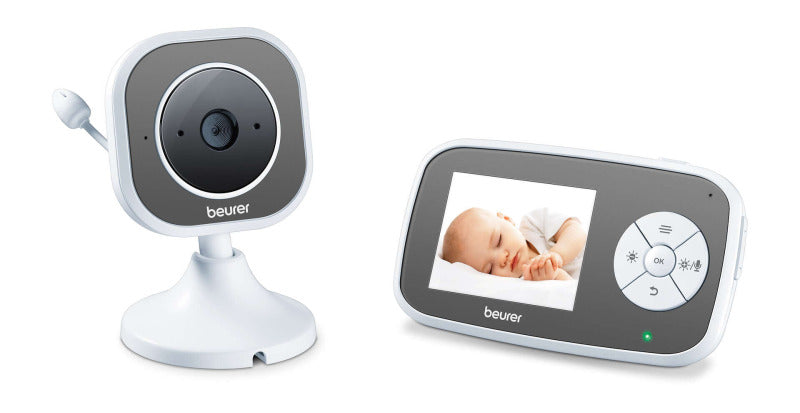 Babysitter-Video Eco+ LCD 300m Timer Zoom Sprechf. ws-grau – 95261