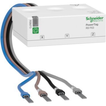 MS! PowerTag Resi9 F63 3P+N Flexkabel, Verbindung mit dem Wiser Hub – R9M70