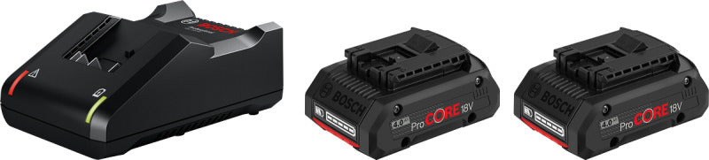 Starter-Set ProCore 18V 2x4AhAkkus + Ladegerät Karton – 1600A01BA3