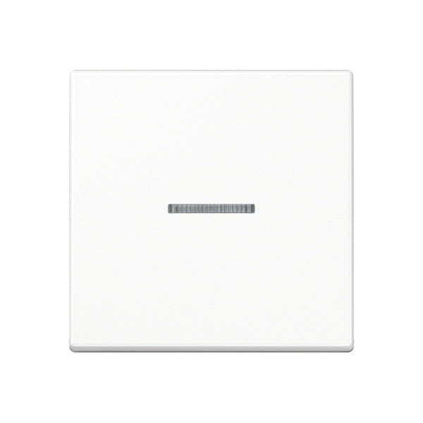 MS! Wippe mit Lichtleiter für KNX Taster 1fach, Duroplast, Serie A, alpinweiss – A101KO5WW