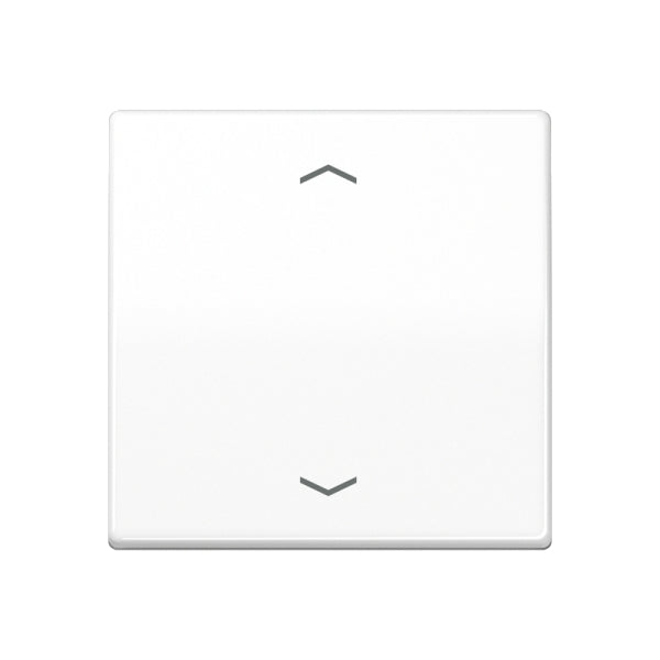 Wippe, mit Pfeilsymbolen für KNX Taster 1fach, Duroplast, Serie AS, alpinweiss – AS101PWW