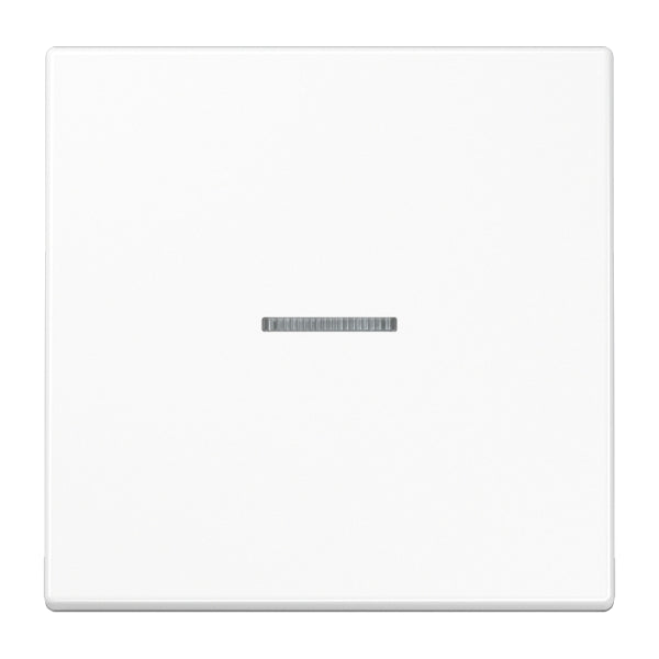 MS! Wippe mit Lichtleiter für KNX Taster 1fach, Duroplast, Serie LS, alpinweiss – LS101KO5WW