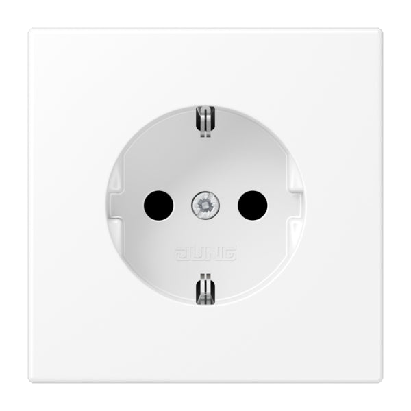 SCHUKOSteckdose, 16 A 250V ~, Serie LS, schneeweiss matt – LS1520WWM