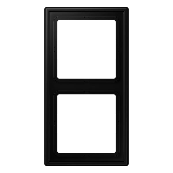 Rahmen 2fach, senkrechte und waagerechte Montage, LS990, graphitschwarz matt – LS982SWM