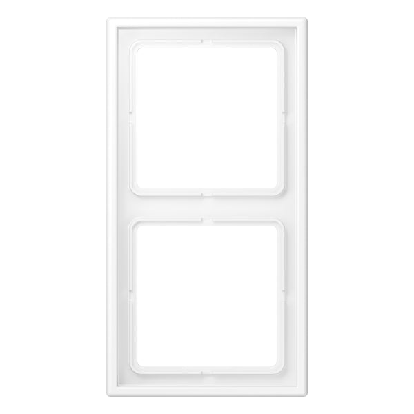 Rahmen 2fach, senkrechte und waagerechte Montage, LS990, schneeweiss matt – LS982WWM