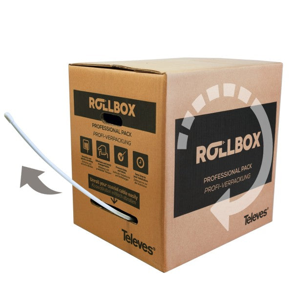 Koaxkabel 3f gesch. 6.8mm Staku 125dB Eca A+ 250m Abrollbox – 414832