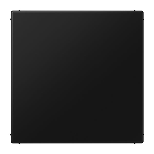 Blind-Abdeckung (gerastet), Thermoplast lackiert, Serie LS, graphitschwarz matt – LS994BSWM